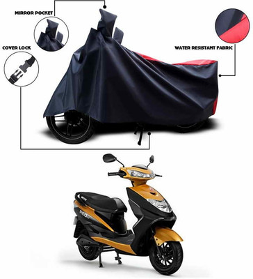 AUTOCAD Waterproof Two Wheeler Cover for Ampere(Red, Blue)