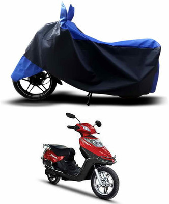 SEBONGO Two Wheeler Cover for Hero(Electric Flash, Blue)