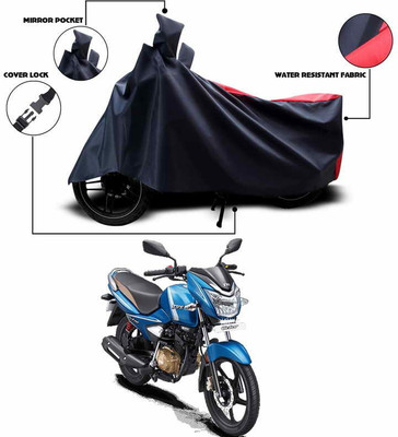 ANTHUB Two Wheeler Cover for TVS(Victor, Red)