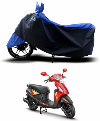 AUTOCAD Waterproof Two Wheeler Cover for Hero(Pleasure, Blue)
