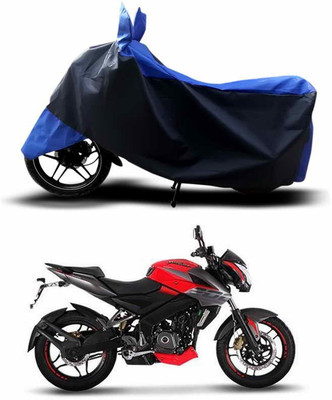 ANTHUB Two Wheeler Cover for Bajaj(Pulsar 200 NS DTS-i, Blue, Black)