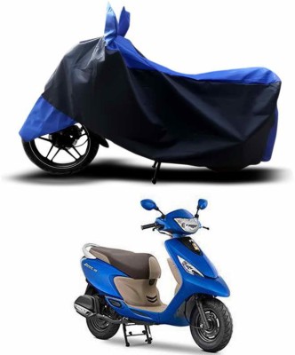 ANTHUB Two Wheeler Cover for TVS(Zest, Blue)