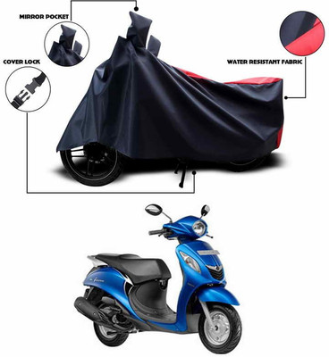 ANTHUB Waterproof Two Wheeler Cover for Yamaha(Red, Blue)