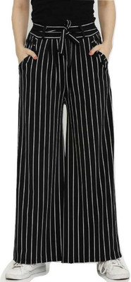 Trendzmy Regular Fit Women Black Trousers
