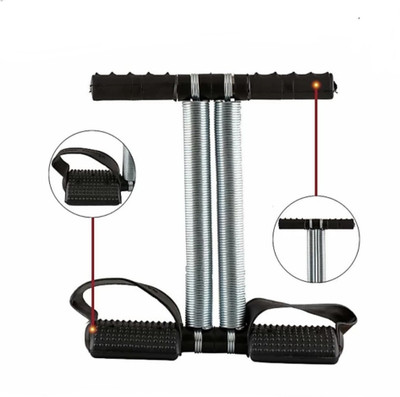 Spegi Tummy Trimmer Fitness Equipment Double Spring Tummy Trimmer Ab Exerciser(Silver)