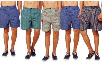 motards Checkered Men Boxer