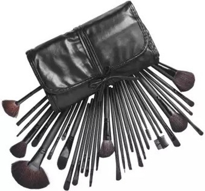 LARA KOSSLER 32 PCS Professional Makeup Brushes Set Natural Cosmetic Brush set(Pack of 32)