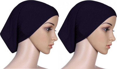MONATI Solid Skull Cap Cap(Pack of 2)