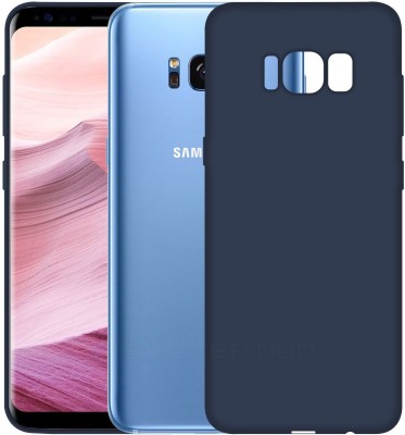 CASE CREATION Back Cover for New Samsung Galaxy S8 Plus (2019) Solid Colorful Premium Feel Matte Finish(Blue, Grip Case, Pack of: 1)