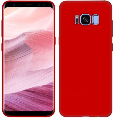 CASE CREATION Back Cover for New Samsung Galaxy S8+ (2020) Soft Back Case Fashion Velvet Cover(Red, Grip Case, Pack of: 1)