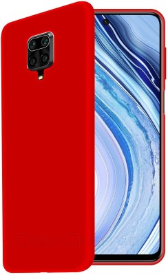 CASE CREATION Back Cover for Xiaomi Redmi Note 9 Pro Max Liquid Silicon OG Premium Case Cover(Red, Waterproof, Pack of: 1)