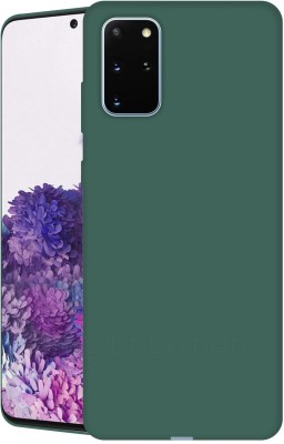 CASE CREATION Back Cover for Samsung Galaxy S20 Plus 2020 Soft Back Case Smart Fashion Velvet Cover(Green, Shock Proof, Silicon, Pack of: 1)