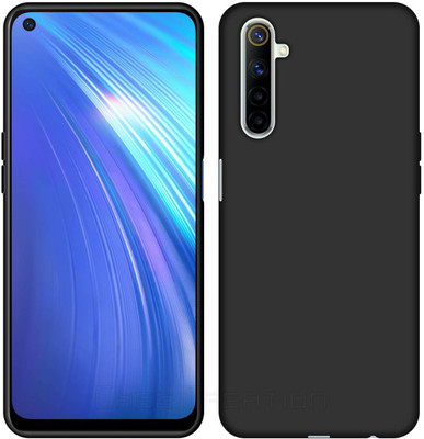 CASE CREATION Back Cover for New Realme 6i (2020) Luxurious OG Series Slim Silicone Case(Black, Grip Case, Pack of: 1)