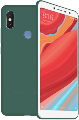 CASE CREATION Back Cover for Xiaomi Mi A2 2019 Soft Back Case Smart Fashion Velvet Cover(Green, Shock Proof, Silicon, Pack of: 1)