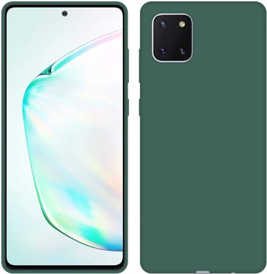 CASE CREATION Back Cover for Samsung Galaxy Note 10 Lite (2020) Luxury OG Series Slim Silicone Designer Case(Green, Dual Protection, Silicon, Pack of: 1)