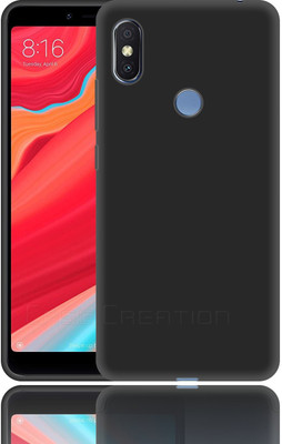 CASE CREATION Back Cover for Mi Redmi Y2(Black, Waterproof, Pack of: 1)