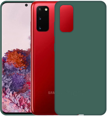 Case Creation Back Cover for New Samsung Galaxy S20 FE (2019) Soft Back Case Smart Fashion Velvet Cover(Green, Grip Case)
