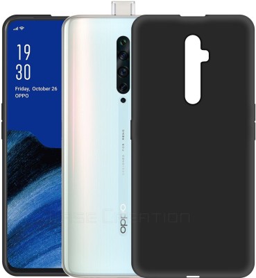 CASE CREATION Back Cover for New Oppo Reno 2Z (2020) Luxurious OG Series Slim Silicone Case(Black, Grip Case, Pack of: 1)