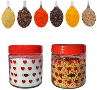 GTR Glass Bread Container  - 100 ml(Pack of 2, Clear)