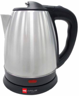 cello Electric Kettle Quick Boil Popular Black 1.5 Ltr Electric