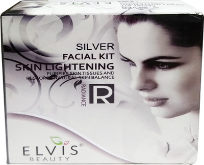ELVIS BEAUTY EVS Silver Facial Kit - Skin Lightening(4 x 50 g)