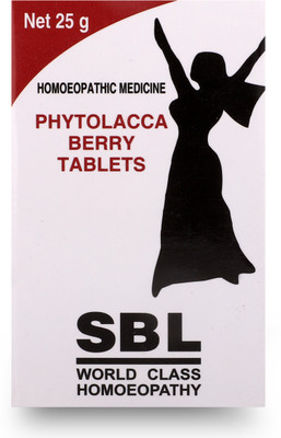 SBL Phytolacca Berry Tablets(4 x 25 g)