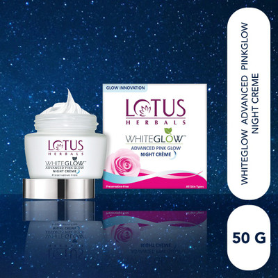 LOTUS HERBALS WhiteGlow Advanced Pink Glow Night cream(50 g)