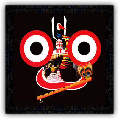 Poster N Frames Poster And Frame Jagannath Puri Wall Poster | Pooja Room | Home Decoration Item Digital Reprint 14 inch x 14 inch Painting(With Frame)