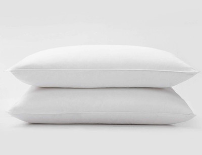 VJSTAR Microfibre Solid Sleeping Pillow Pack of 2(White)