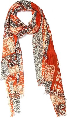 bratkrok Printed Rayon Women Stole