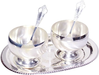 Ojas Tray, Bowl, Spoon Serving Set(Pack of 5)