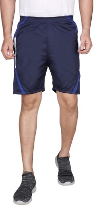 CARLTRON Color Block Men Black Basic Shorts