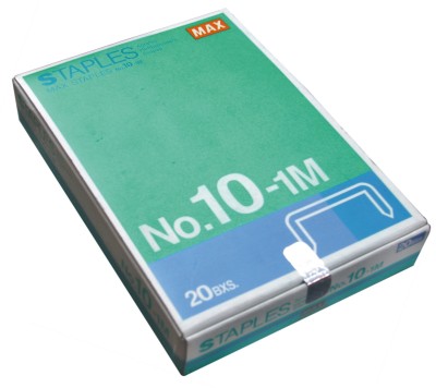 MAX Manual No. 10 Round Edge Staple Pin(Set of 20, Silver)