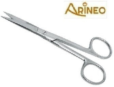 ARINEO SS Sharp Dressing Scissors Metzenbaum Scissors(Sharp/Sharp Blades)