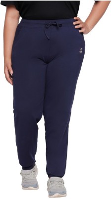 Tuna London Solid Women Dark Blue Track Pants