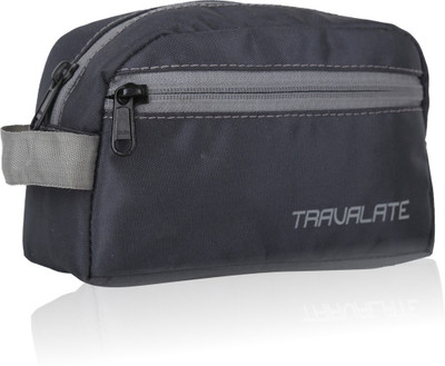 Travalate Polyester Multipurpose Travel Shaving Kit & Bag(Grey)