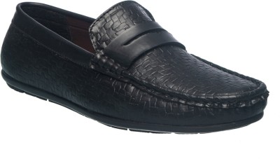 Khadim's Men Black Lifestyle Loafer Shoe Loafers For Men(Black)