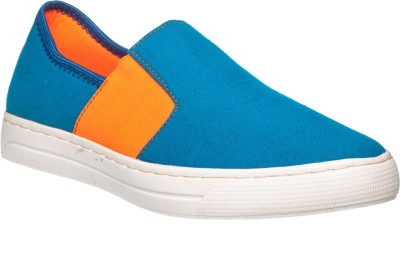 Khadim's Slip On Sneakers For Men(Blue , 10)