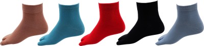 RC. ROYAL CLASS Women Solid Ankle Length(Pack of 5)