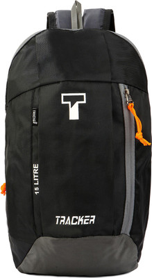 Tracker Stylish Casual School 15 L Backpack(Black)