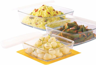 20% OFF on BOROSIL Square Dish with Lid Set-500 ml +800ml +1.6 l Glass Vegetable Bowl(White, Pack of 3) 20% OFF on BOROSIL Square Dish with Lid Set-500 ml +800ml +1.6 l Glass Vegetable Bowl(White, Pack of 3)