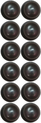 AL-Crease Black Nylon Buttons(Pack of 12)
