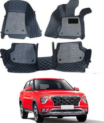 arneja trading company Leatherite 7D Mat For  Hyundai Creta(Black)