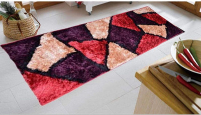 RM Handloom Multicolor Blended, Polyester Runner(2 cm,  X 140 cm, Rectangle)