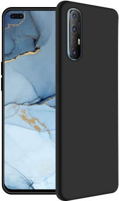 CASE CREATION Back Cover for Oppo Reno 3 Pro 2020 Soft Back Case Fashion Velvet Cover(Black, Shock Proof, Silicon, Pack of: 1)