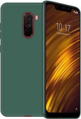 CASE CREATION Back Cover for Xiaomi POCO F1 2019 Soft Back Case Smart Fashion Velvet Cover(Green, Shock Proof, Silicon, Pack of: 1)