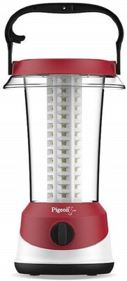Pigeon Sirius Emergency 360 Degree Rechargeable Lantern with 1600 mAH and 8 Hours Backup Lantern Emergency Light(Red)