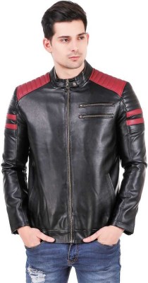 Leather Retail Full Sleeve Textured Men Jacket