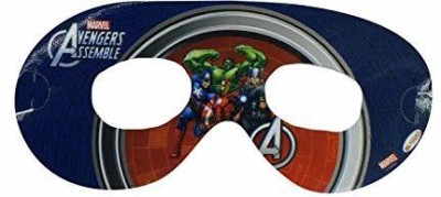Hippity Hop Avengers Theme Happy Birthday Party Face Eye Mask Pack of 10  Party Glow Ornament(Pack of 10)