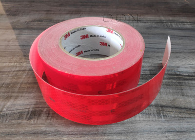 3M High Intensity Reflective 50.8 mm x 6.096 m Red Reflective Tape(Pack of 1)